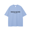 [Sky Blue] WOTW Black Graphics Relaxed tee, front, plain