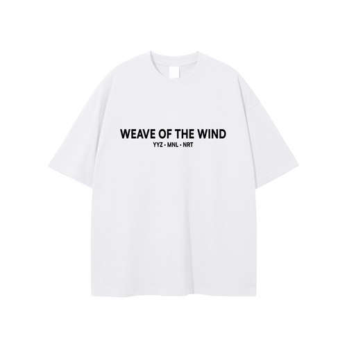 [White] WOTW Black Graphics Relaxed tee, front, plain