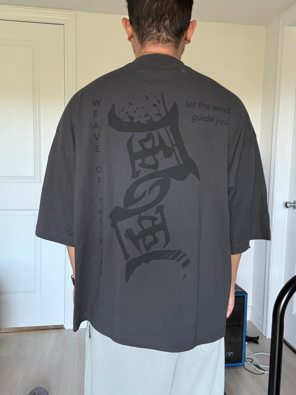 WOTW Shadow Collection Oversized tee, back